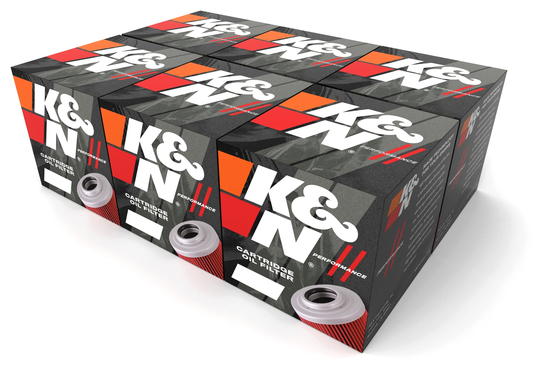 K&N KN-126 multipack top view study